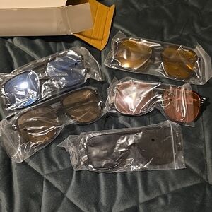 Set of Stylish Sunglasses in Various Colors